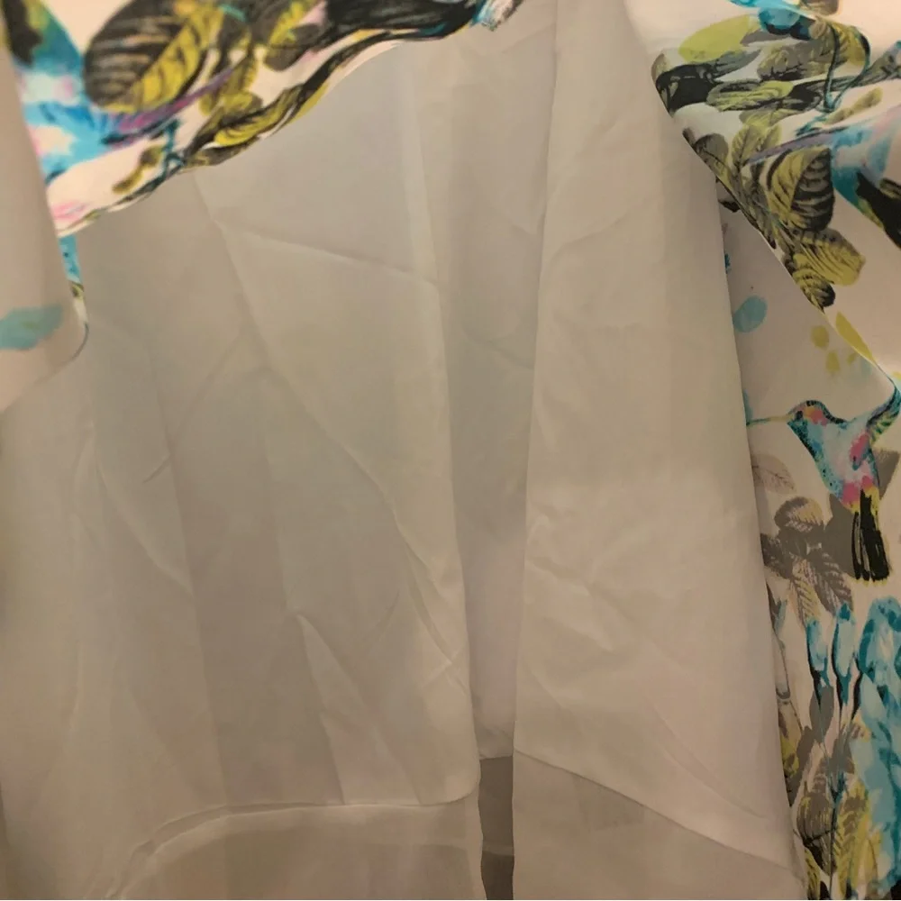 Worthington Plus Floral Hummingbird Top & Pants Bundle - Picture 5 of 16